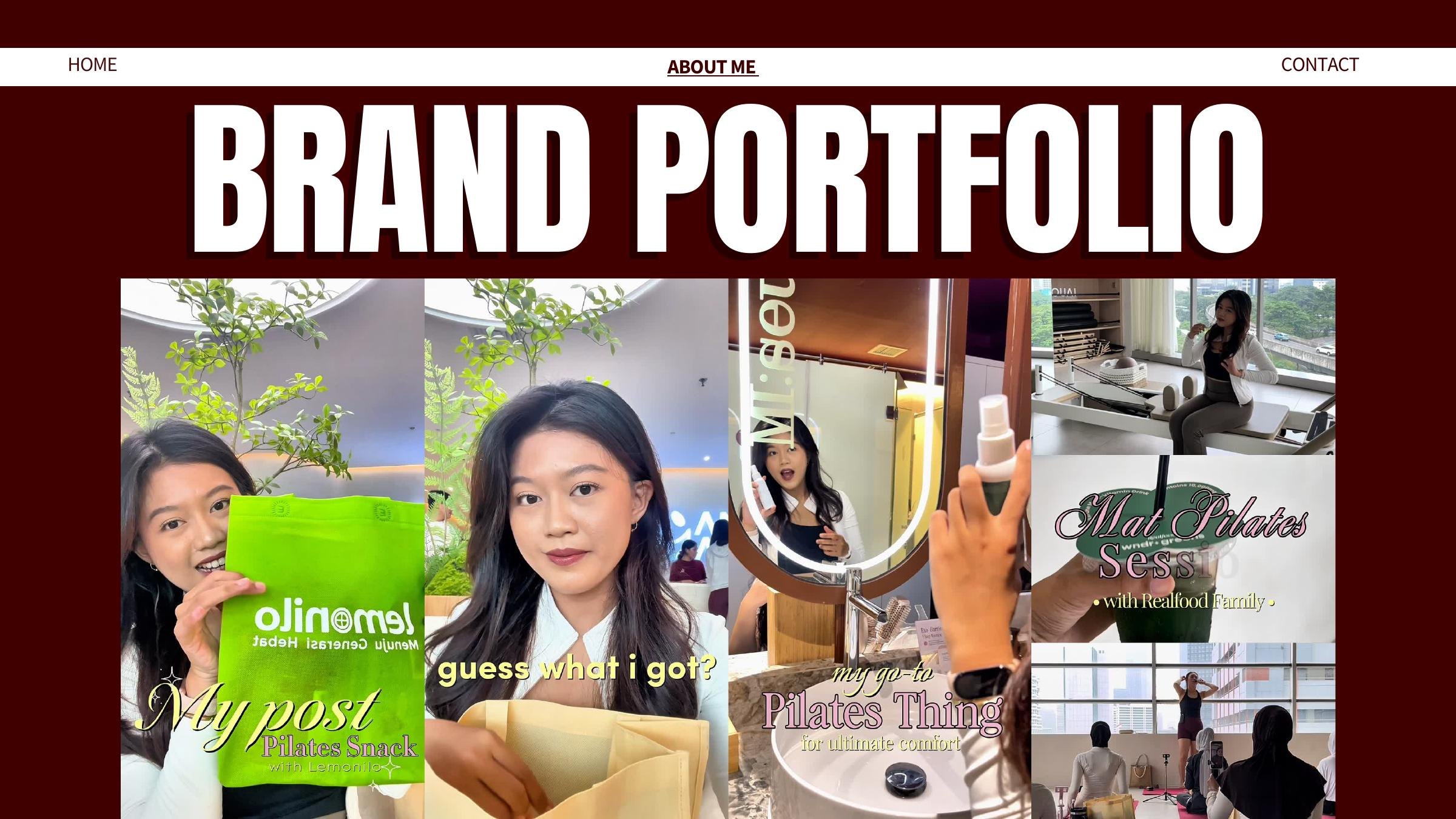Brand collaboration portfolio page 3
